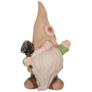 Kerámia manó ásóval, 10x18 cm