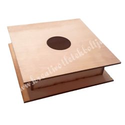 Dekor alap, fadoboz kivágott körrel