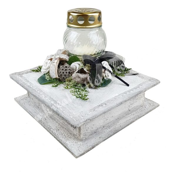 Dekor alap, fadoboz kivágott szívvel