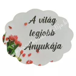 Dekor tábla, 8,5x7 cm