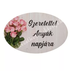 Dekor tábla, 8,5x5,5 cm