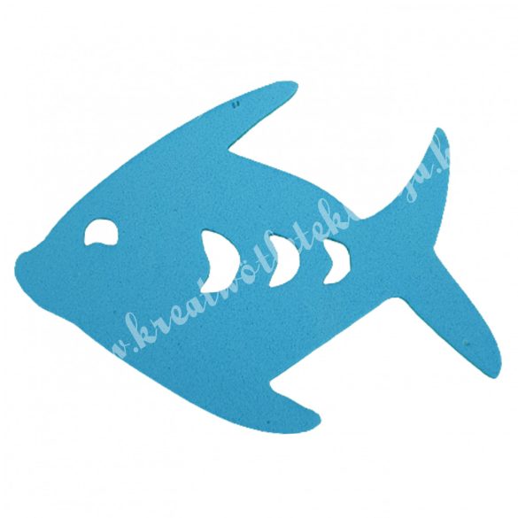 Dekorgumi hal, kék, 6,5x5 cm