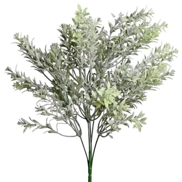 Zöld csokor, hamvas zöld, 34 cm