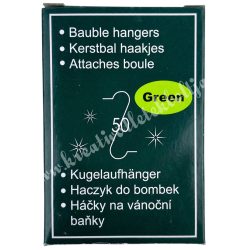 Kampó, zöld, 3,5 cm, 50 db/csomag
