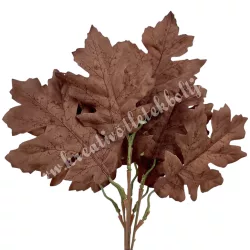 Tölgylevél csokor, barna, 35 cm