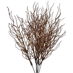 Műanyag faág, barna, 40 cm