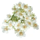 Apró virágos csokor, fehér, 34 cm