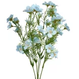 Apró virágos csokor, kék, 34 cm