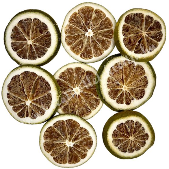 Szárazdekoráció, szárított lime szelet, 8 db/csomag
