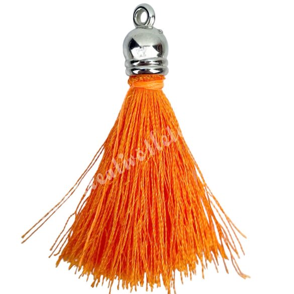 Textil bojt, narancssárga, 1x5,5 cm