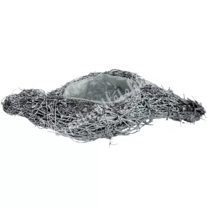 Vessző alap, havas, 41x16 cm