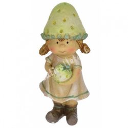 Polyresin eperlány sapkában, 4x9,5 cm