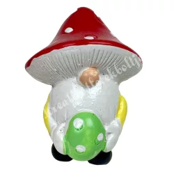 Polyresin manó tojással, 2,7x3 cm