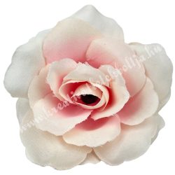 Selyemvirág rózsafej, világos rózsaszín, 7 cm