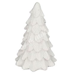Polyresin fenyőfa, fehér, 3,2x5,5 cm