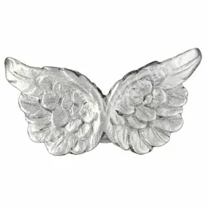 Ragasztható angyalszárny, ezüst, 4x2 cm
