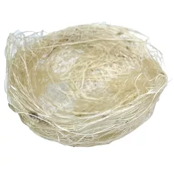 Szizál fészek, natúr, 7x2 cm