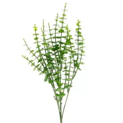 Eukaliptusz csokor, zöld, 34 cm