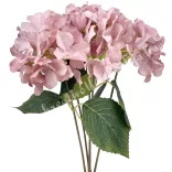 Hortenzia csokor, mályva, 42 cm