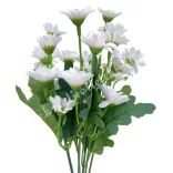 Margaréta csokor, halvány rózsaszín, 32 cm