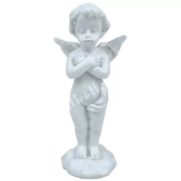 Polyresin angyal, álló, 5x11 cm