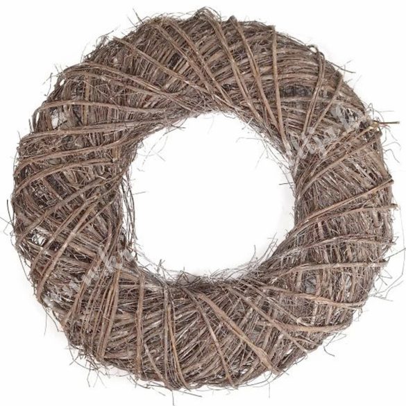 Koszorúalap, vessző, deres, 30 cm