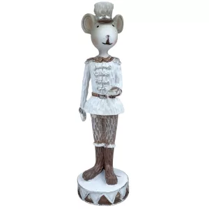Polyresin egérfiú, 4x14,5 cm