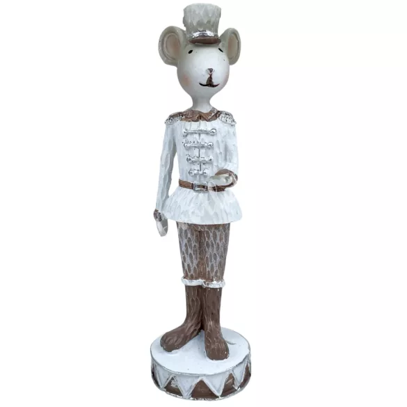 Polyresin egérfiú, 4x14,5 cm