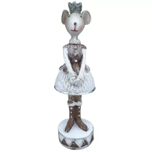 Polyresin egérlány, 4,5x14,5 cm
