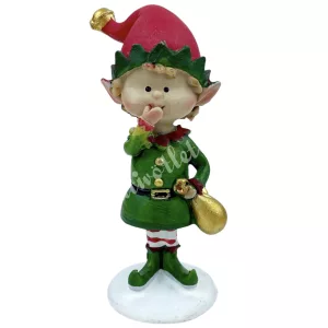 Polyresin elf zsákkal, 4,5x10 cm