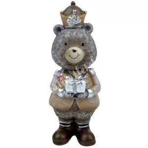 Polyresin medve, ajándékkal, 4x10 cm