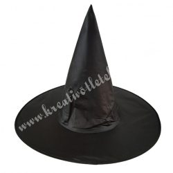 Boszorkány kalap, fekete, 46x35 cm