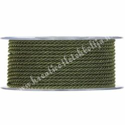 Sodrott zsinór, fenyőzöld, 2,5 mm