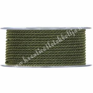 Sodrott zsinór, fenyőzöld, 2,5 mm
