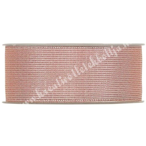 Karácsonyi szalag, mályva, csillámos, 4 cm (116)