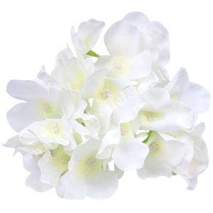 Hortenzia fej, törtfehér, 13 cm
