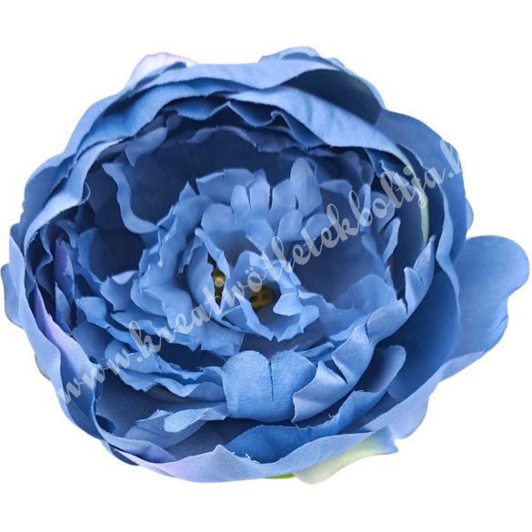 Peonia fej, kék, 10 cm