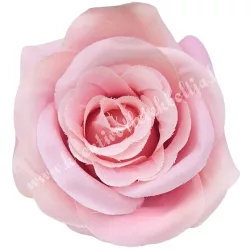 Rózsa virágfej, rózsaszín, 8 cm