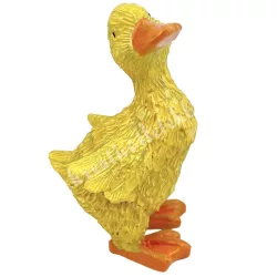 Polyresin kacsa, sárga, 3,5x5 cm