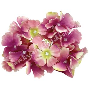 Hortenzia fej, cirmos pink, 16 cm