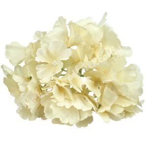 Hortenzia fej, krém, 16 cm