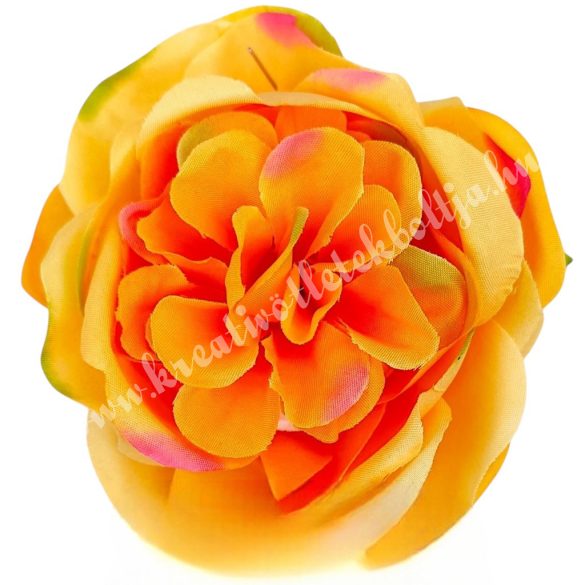 Peonia fej, narancssárga, 9 cm