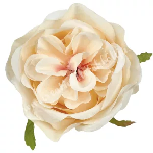 Peonia fej, világosbarack, 9 cm