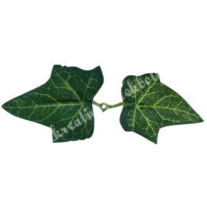 Borostyán ág, zöld, 11 cm