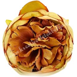 Peonia fej, barna, 9 cm
