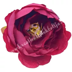 Peonia virágfej, bordó, 4,5 cm