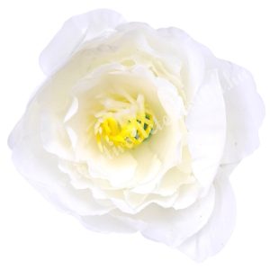 Peonia virágfej, törtfehér, 4,5 cm
