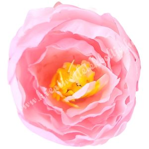 Peonia virágfej, cirmos világos rózsaszín, 4,5 cm