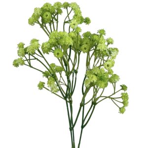 Fátyolvirág ág, zöld, 63 cm