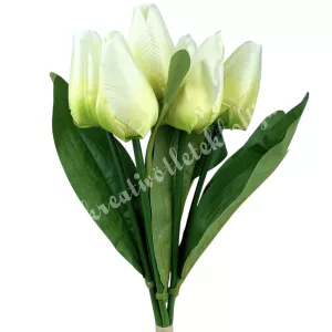 Tulipán köteg, vanília-lime, 35 cm